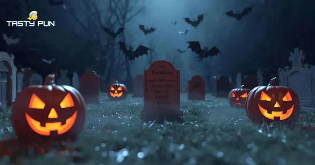Trending Halloween Gravestone Puns