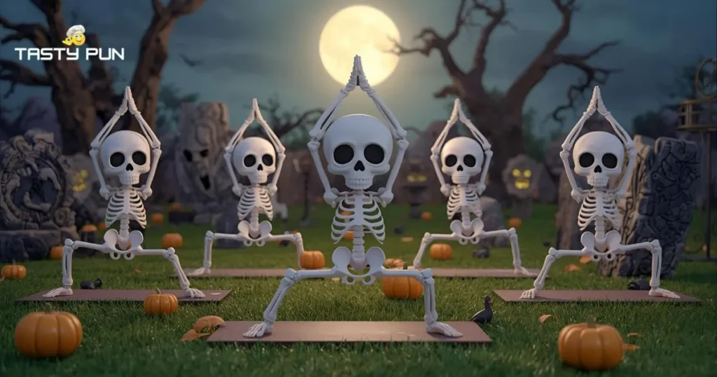 Cute Halloween Yoga Puns