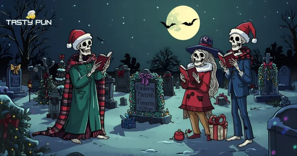 Holiday & Christmas Grave Puns