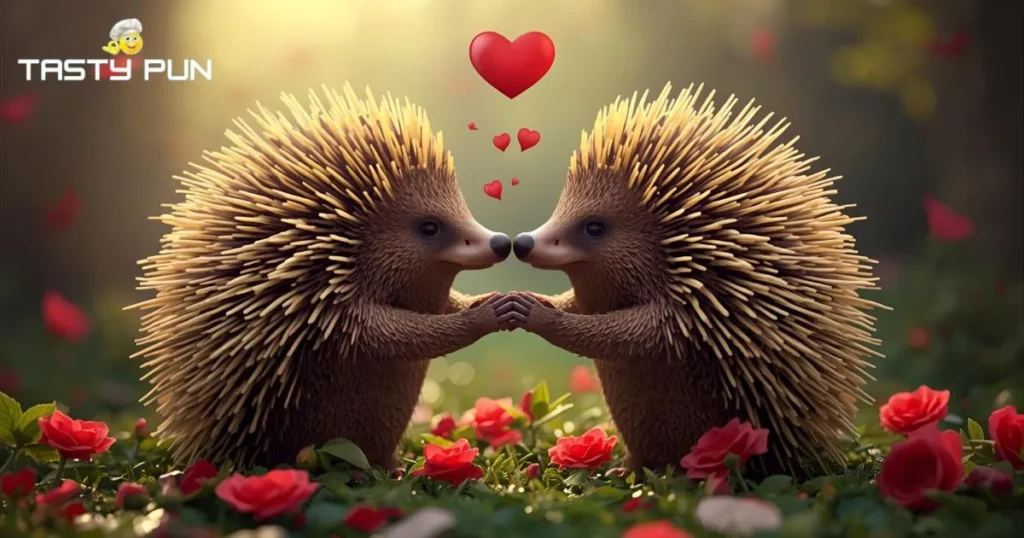 Love & Romantic Echidna Puns & Jokes
