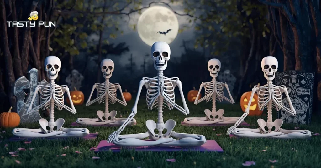 Trending Halloween Yoga Puns