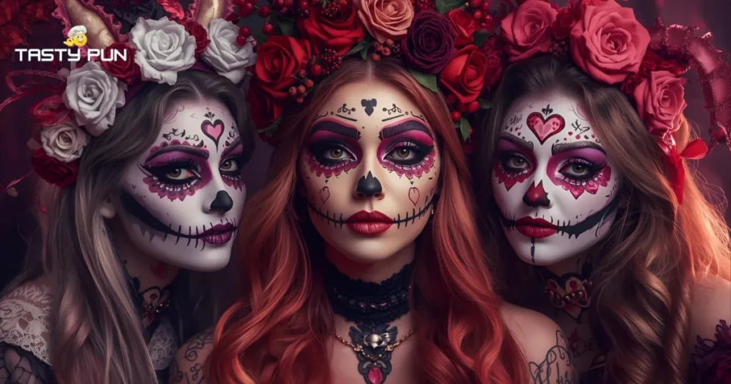 Valentine’s Day Halloween Makeup Puns