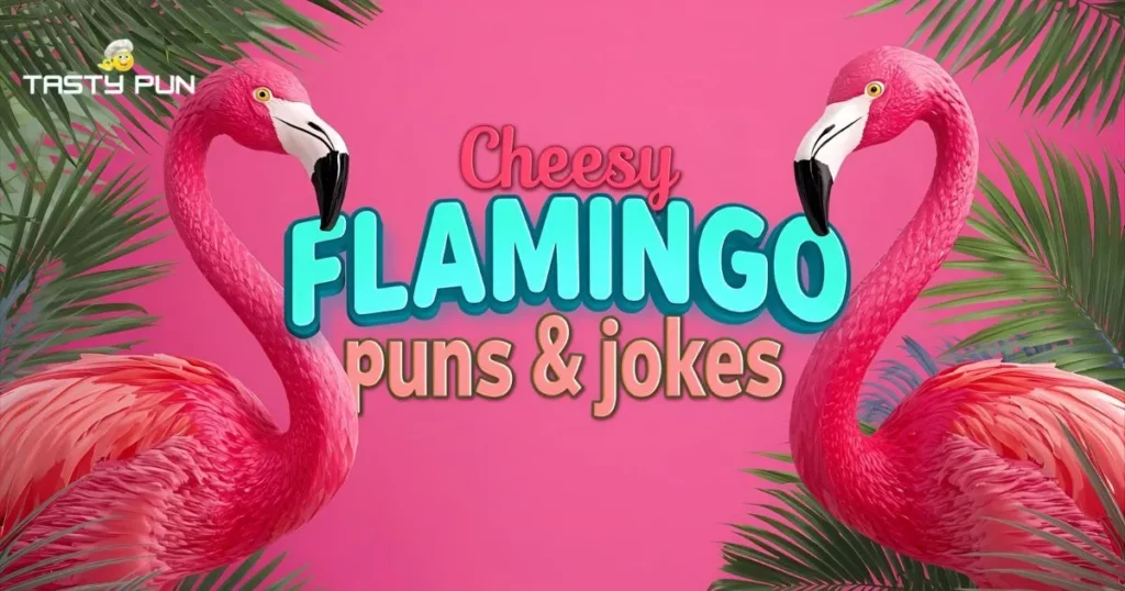 Cheesy Flamingo Puns & Jokes