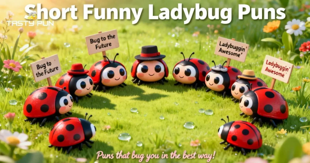 Short Funny Ladybug Puns