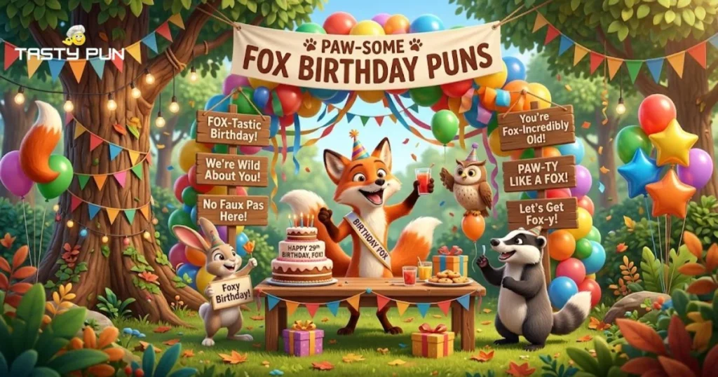 Fox Birthday Puns