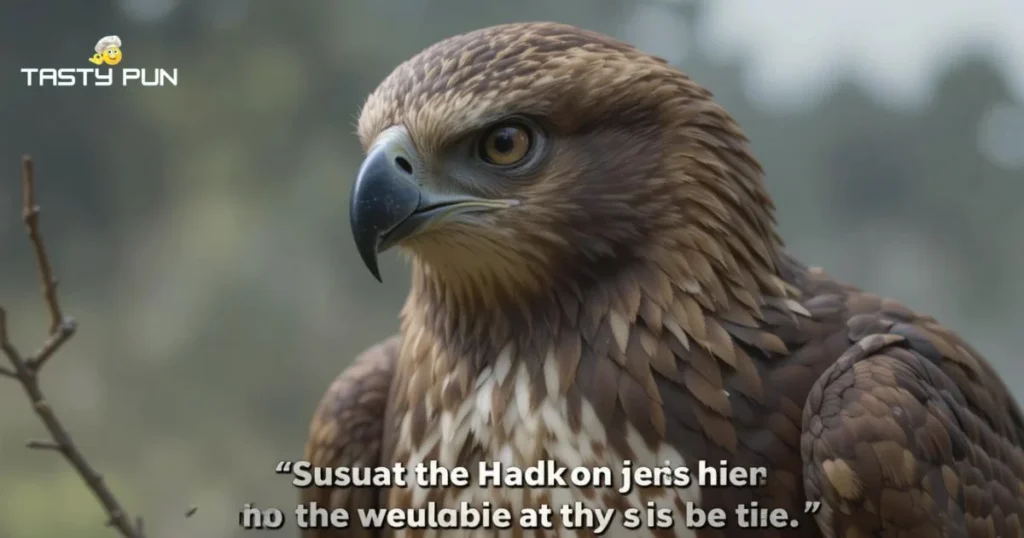 Hawk Puns Captions