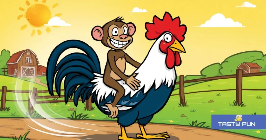 Monkey Rooster Puns