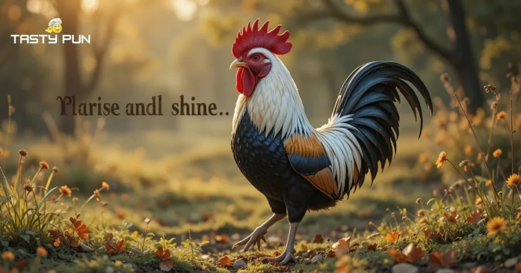 Rise And Shine Rooster Humor