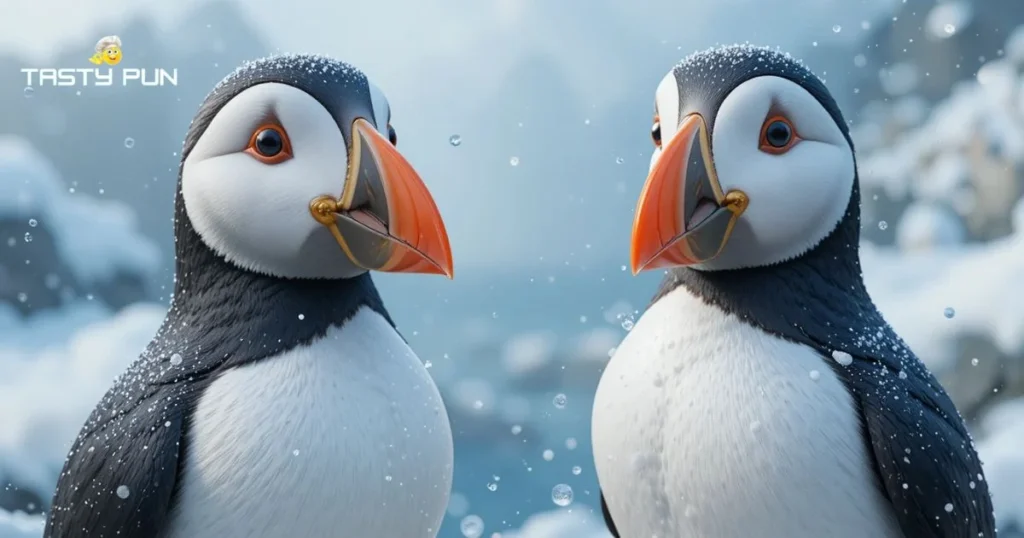 Winter Puffin Puns