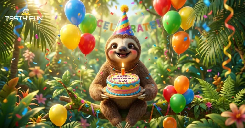 Birthday Sloth Puns