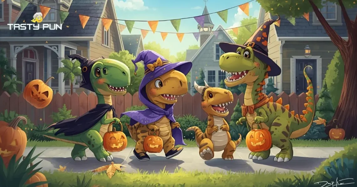 Halloween Dinosaur Puns