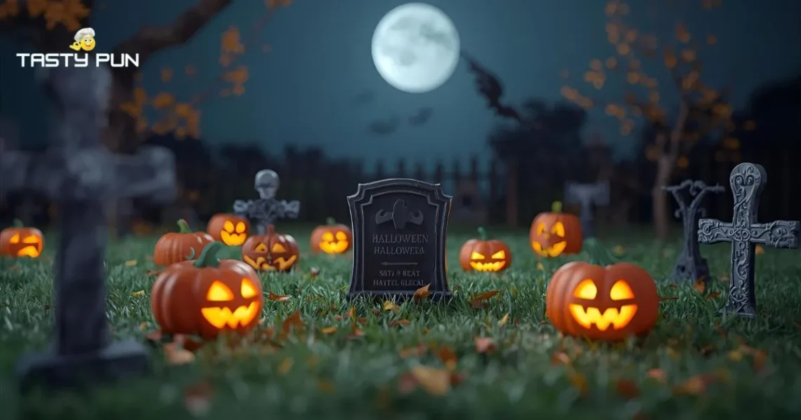 Halloween Graveyard Puns