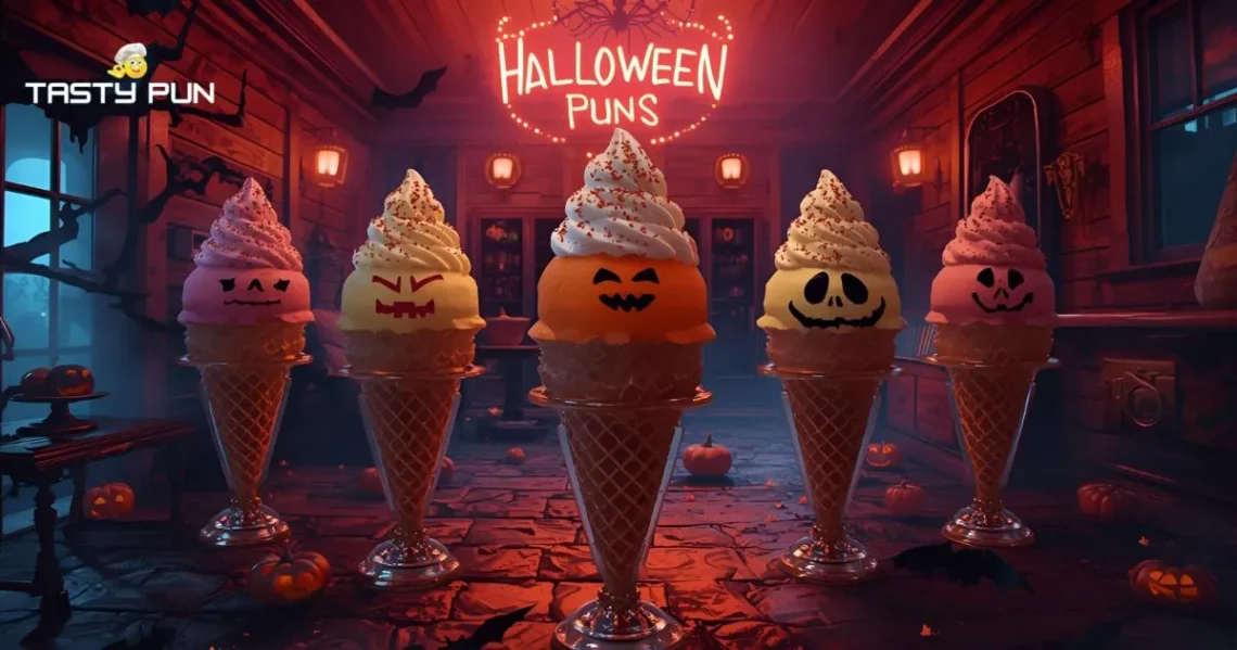 Halloween Ice Cream Puns