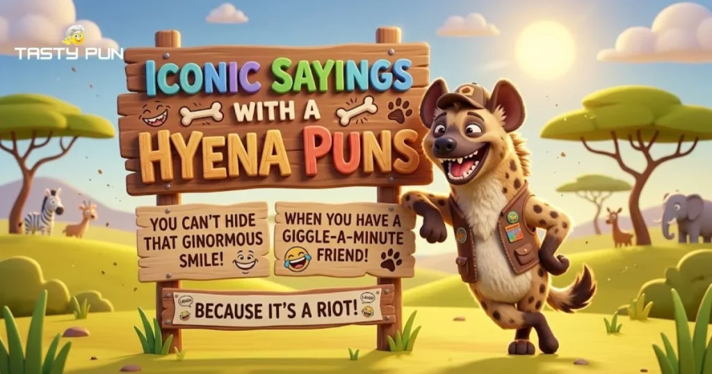 Iconic Sayings With A Hyena