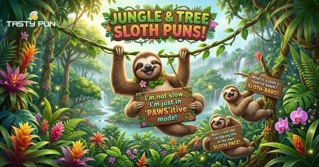 Jungle And Tree Sloth