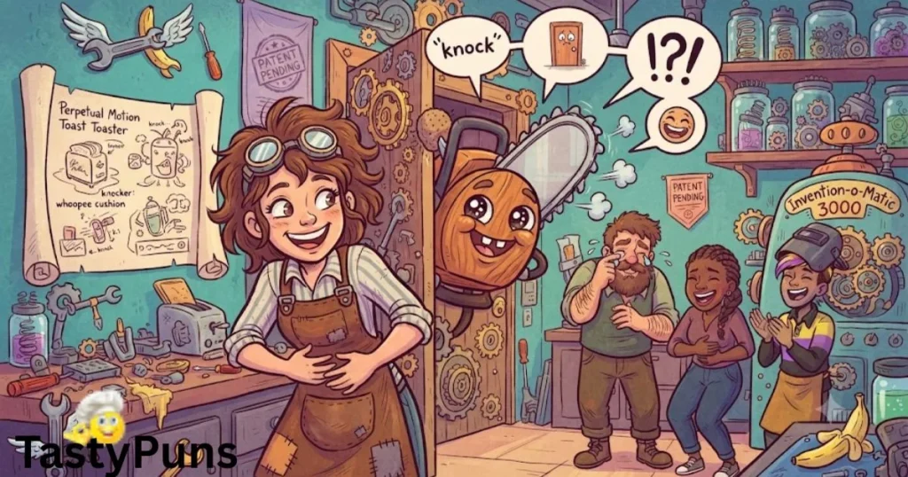 Knock Knock Chainsaws Invented Jokes