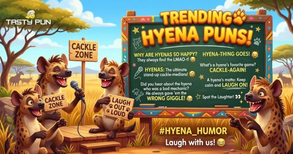 Trending Hyena Puns