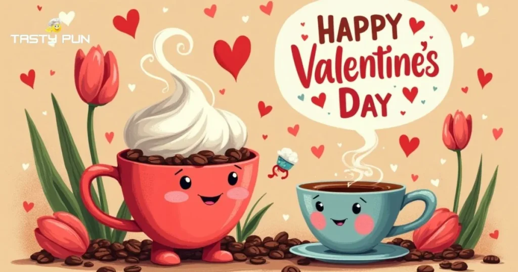 Drink And Coffee Puns For Valentines