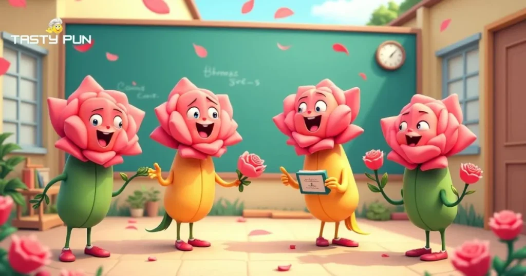 Kid Friendly Rose Puns For School