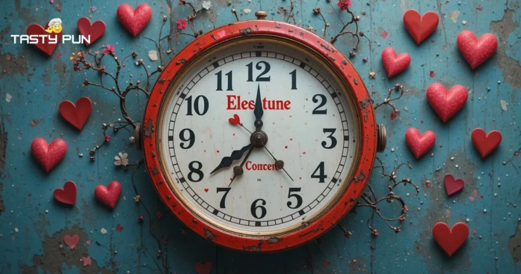 Valentine Clock Puns