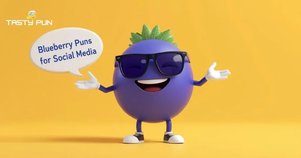 Blueberry Puns For Social Media