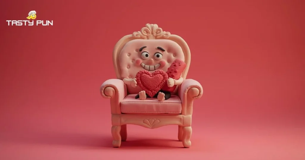 Cheesy Valentine Chair Humor