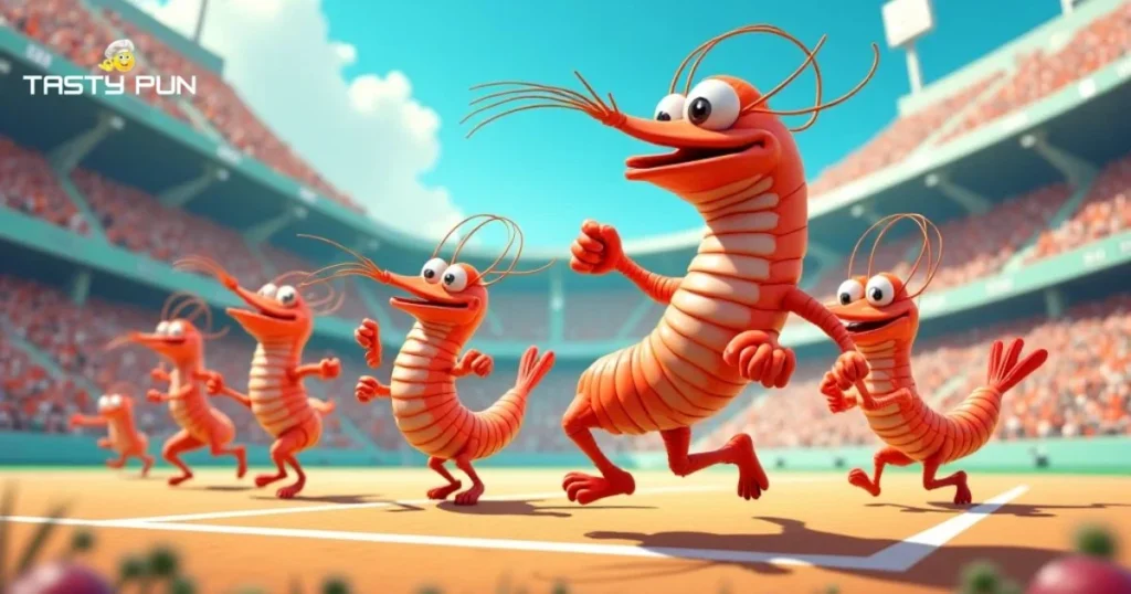Sports Themed Shrimp Puns