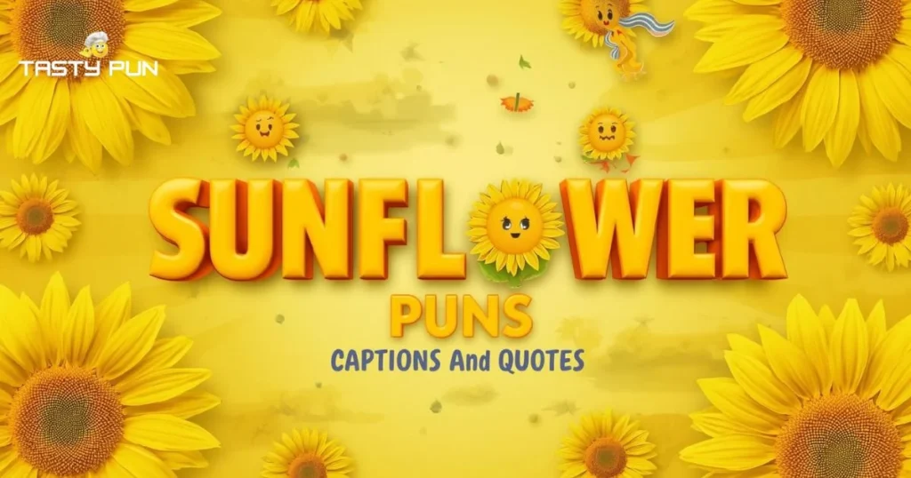 Sunflower Puns Captions And Quotes