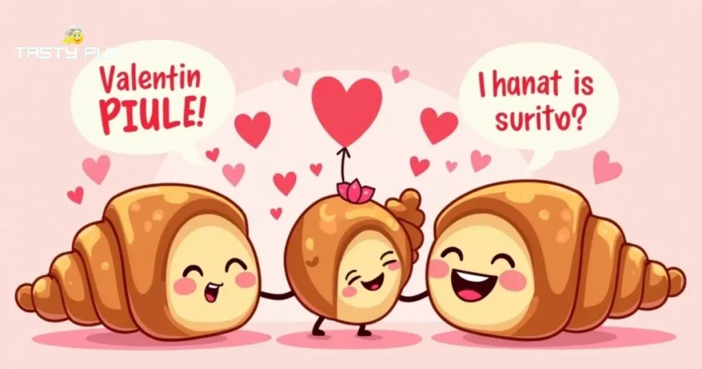 Valentine Croissant Puns