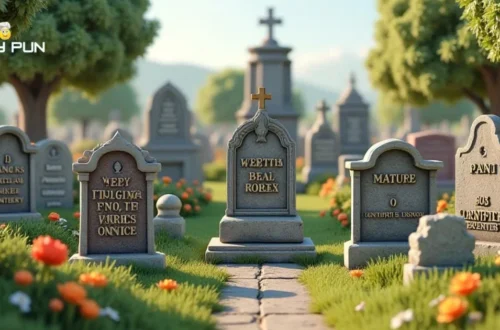 Cemetery Puns