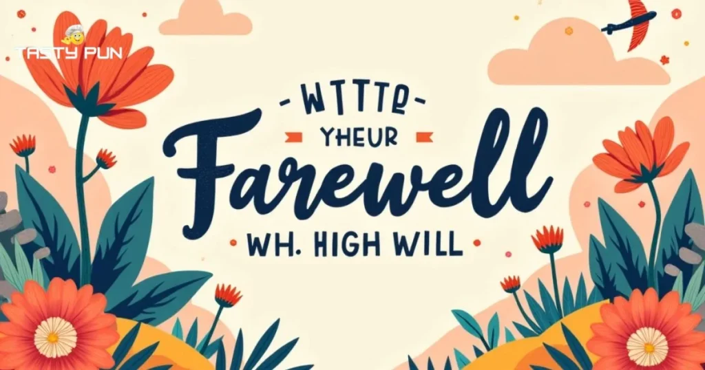 Clever Goodbye Wordplay