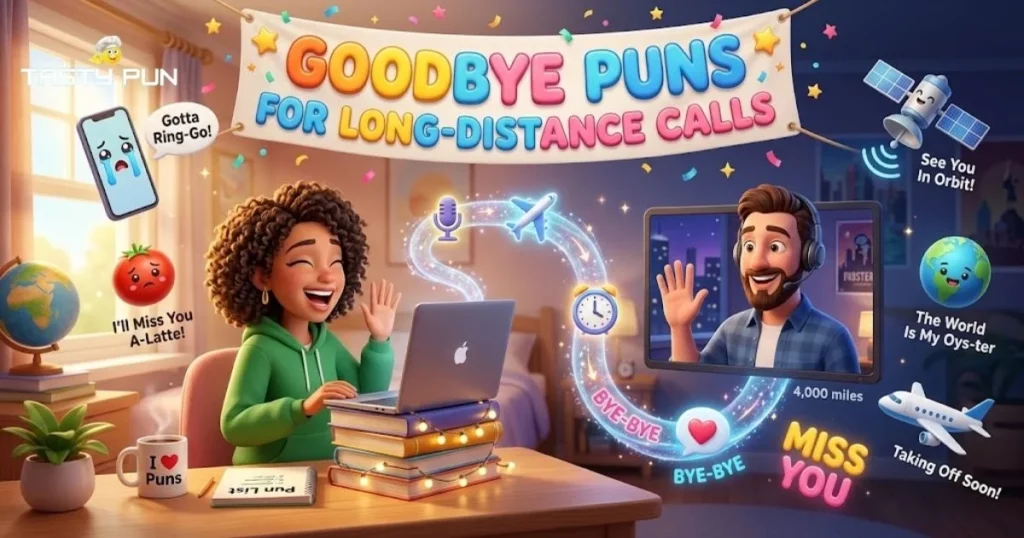 Goodbye Puns For Long Distance