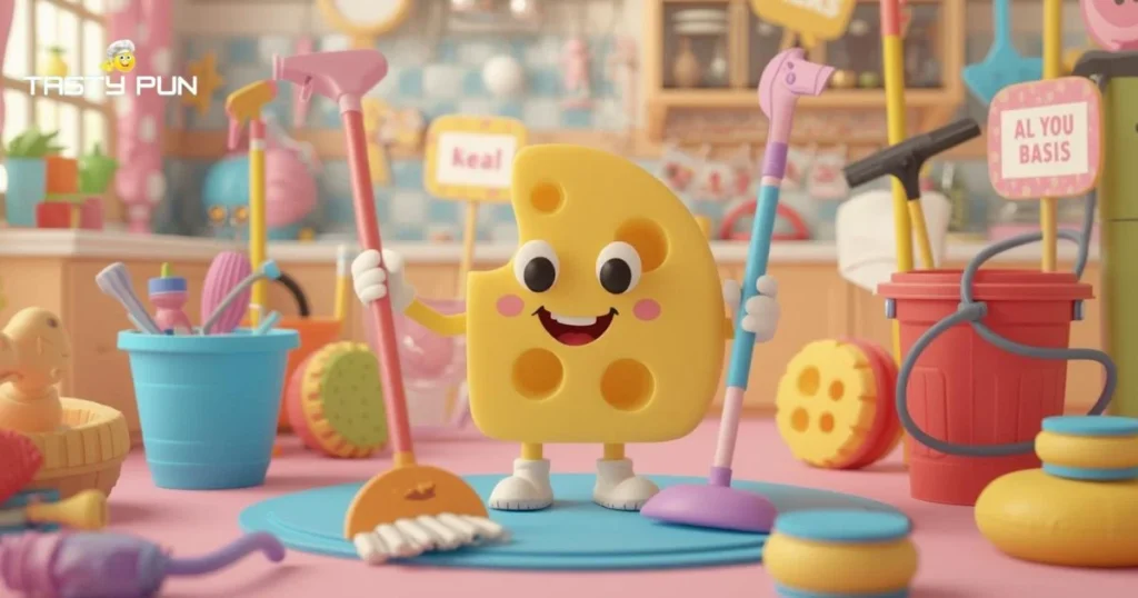 Cheesy Cleaning Puns