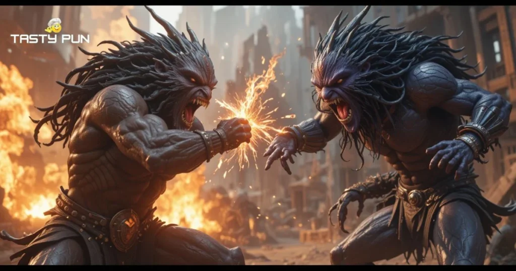 Extreme Primal Fight Puns