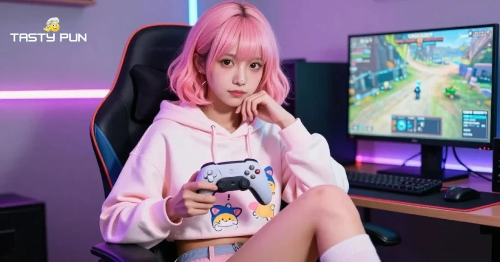 Short And Cute Streamer Gamer
