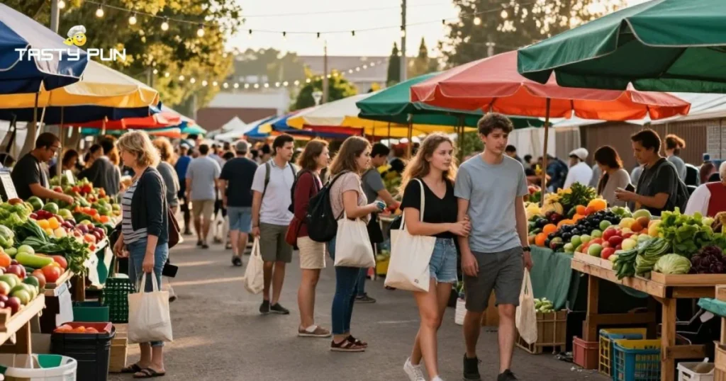 Organic Love Farmers Market Lines