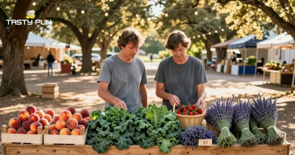 Seasonal Farmers Market Romance