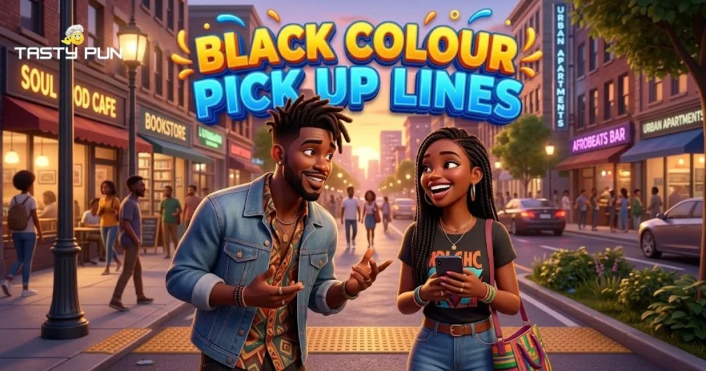 Black Colour Pick Up Lines