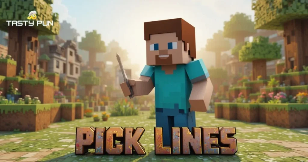 Corny Minecraft Pick Up