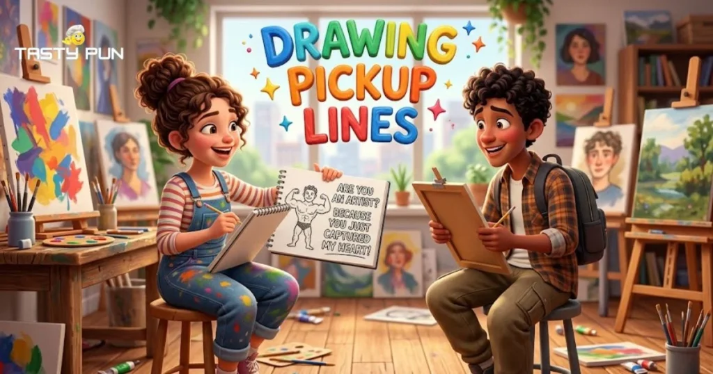 Drawing Pickup Lines