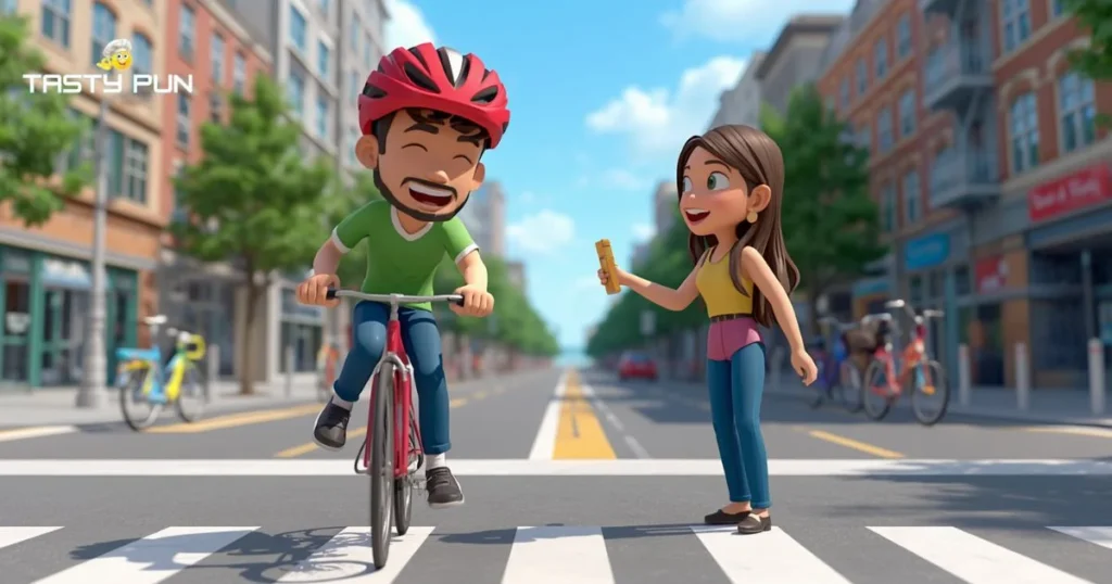 Romantic Cyclist Pick Up