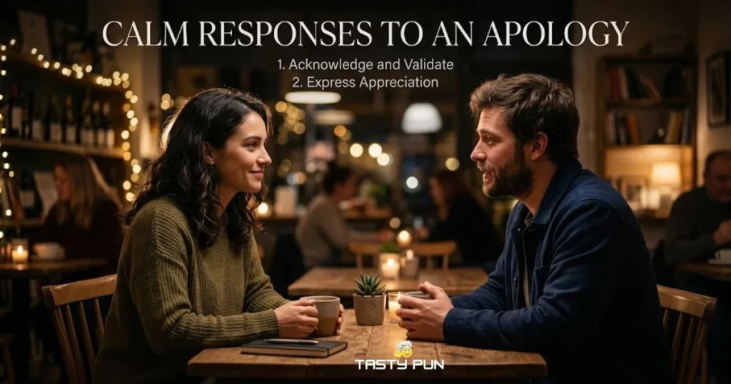 Calm Responses To An Apology