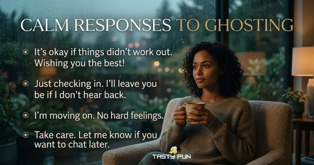 Calm Responses To Ghosting