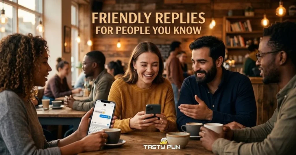 Friendly Replies For People
