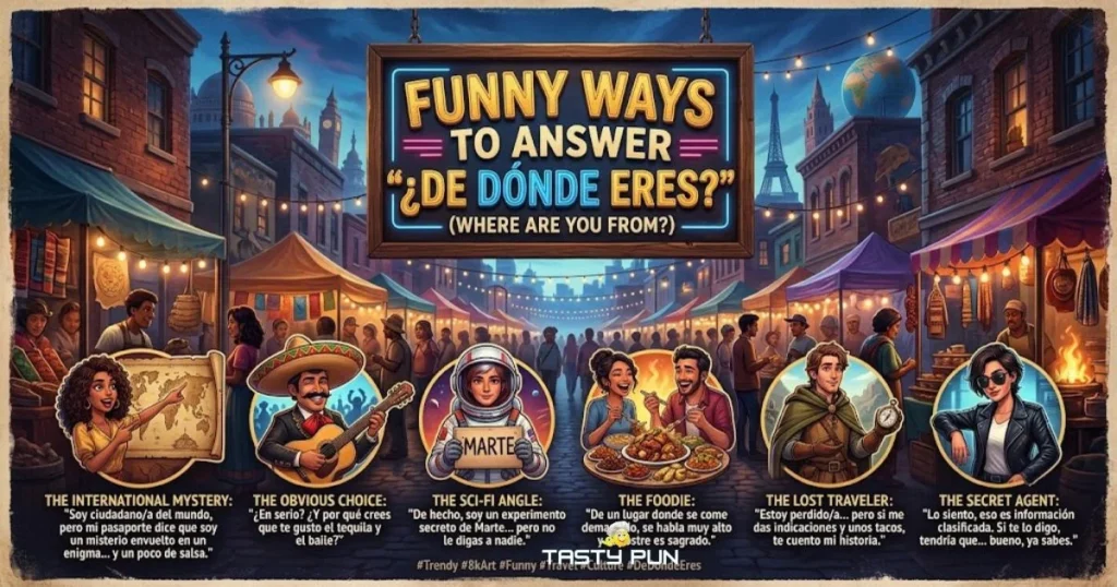 Funny Ways To Answer De Donde