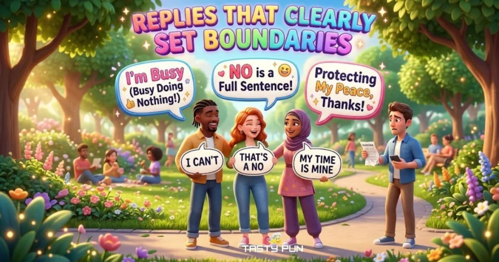 Replies That Clearly Set Boundaries