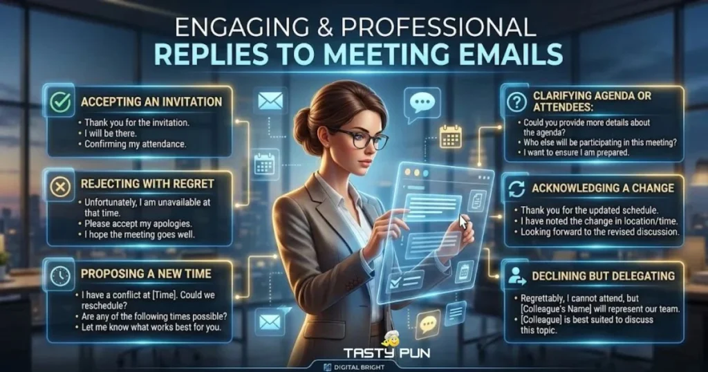 Replies To Meeting Emails