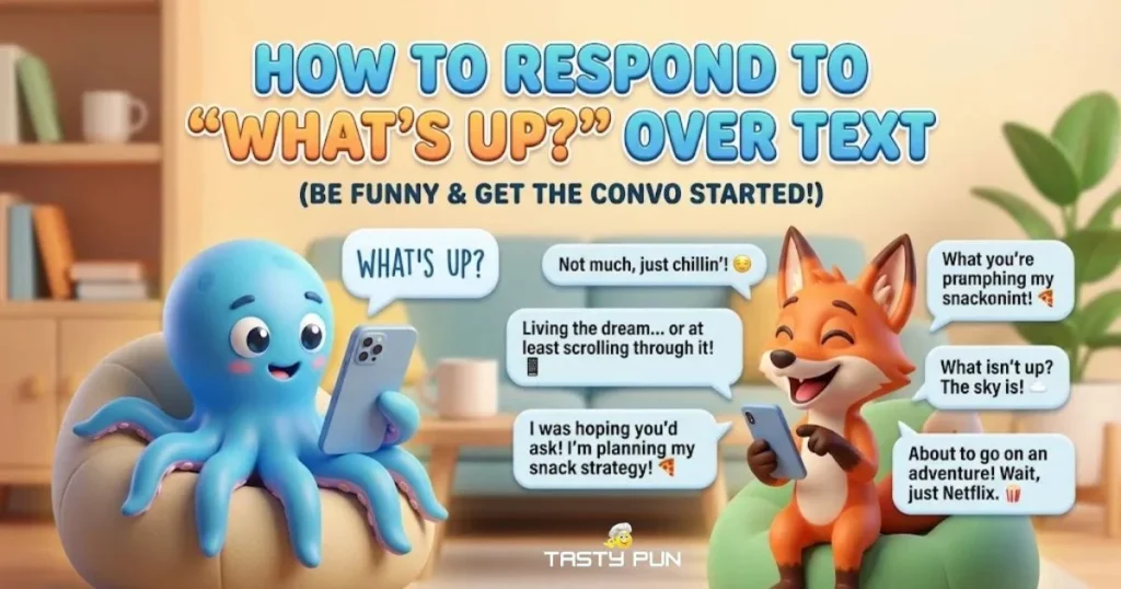 Respond To Whats Up Over Text