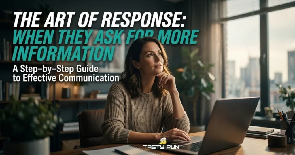 Respond When More Information