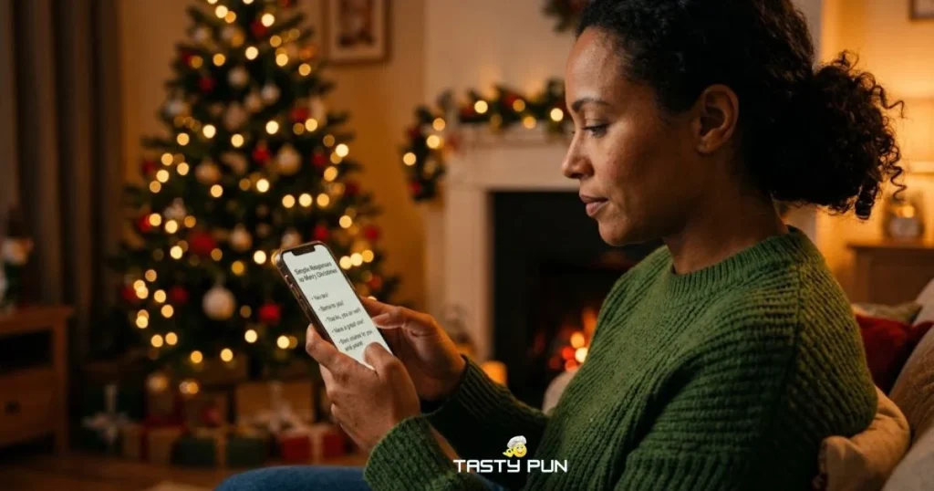 Simple Responses To Merry Christmas